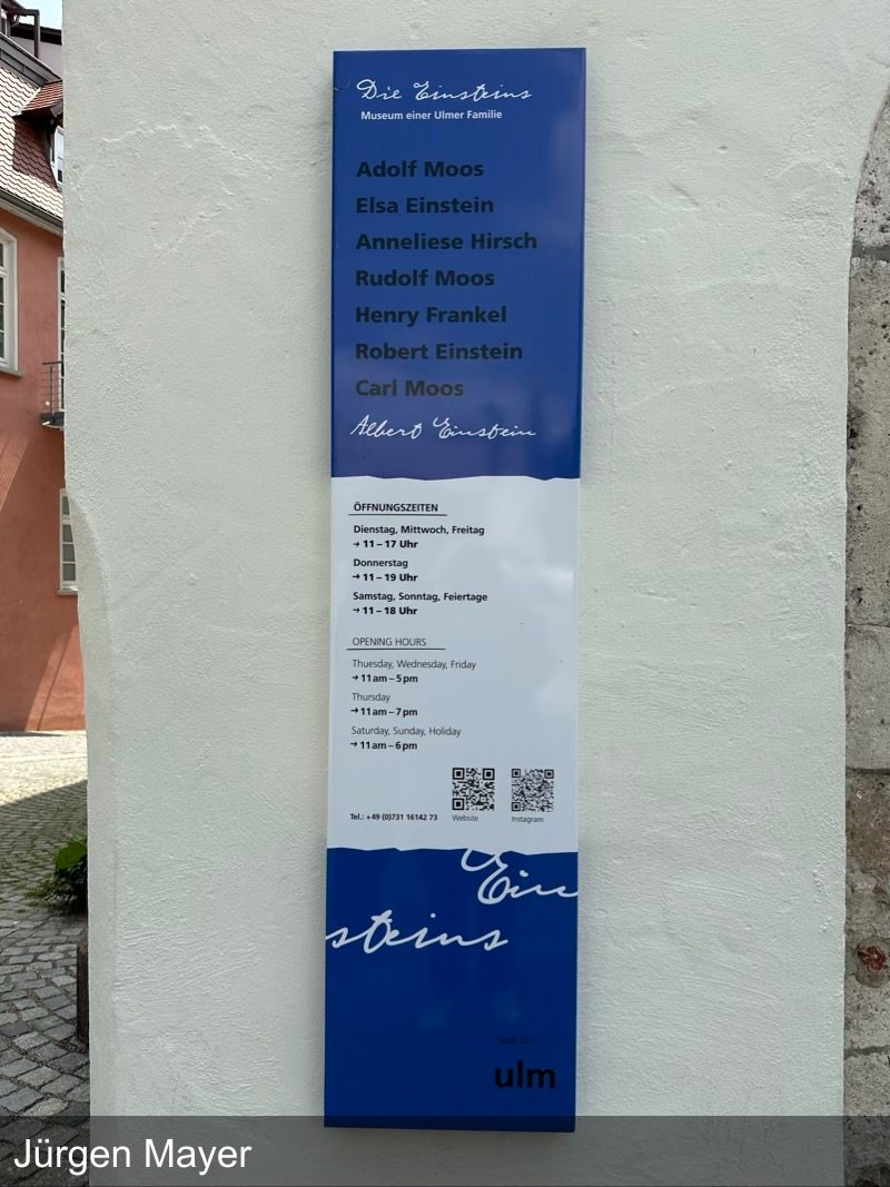 Audiotour The Einstein family in Ulm