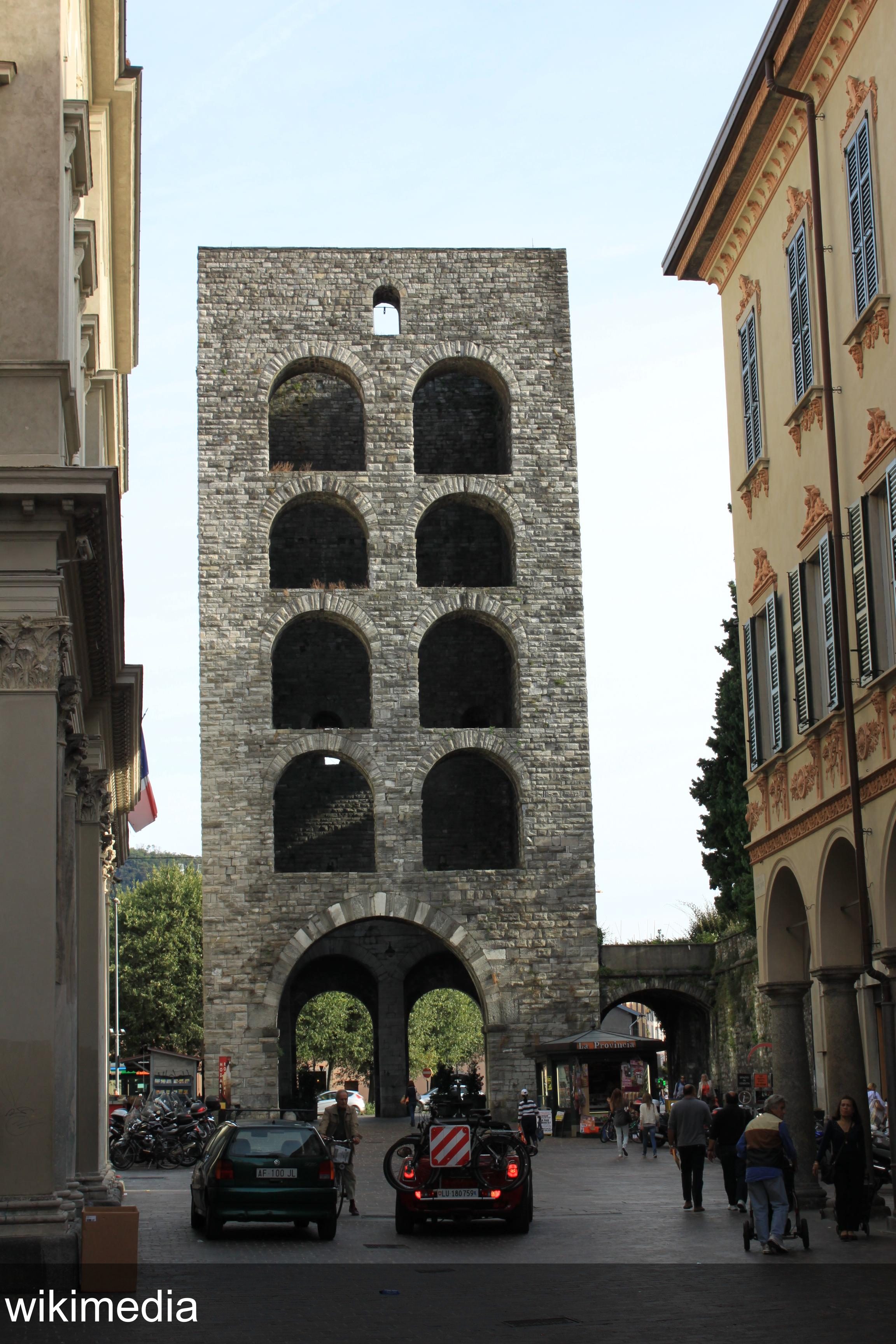 Historical paths of Como